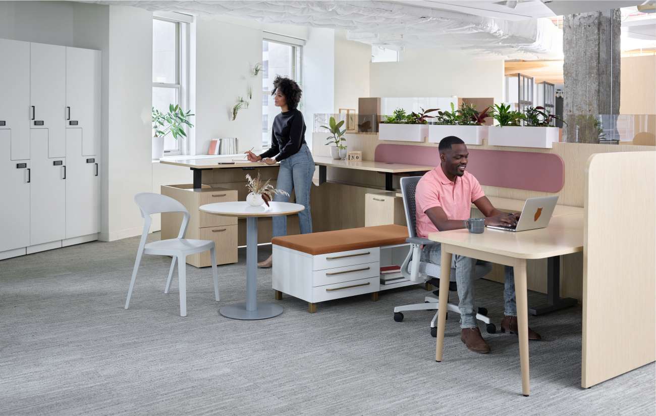 workstations and benching – THINK Office Interiors